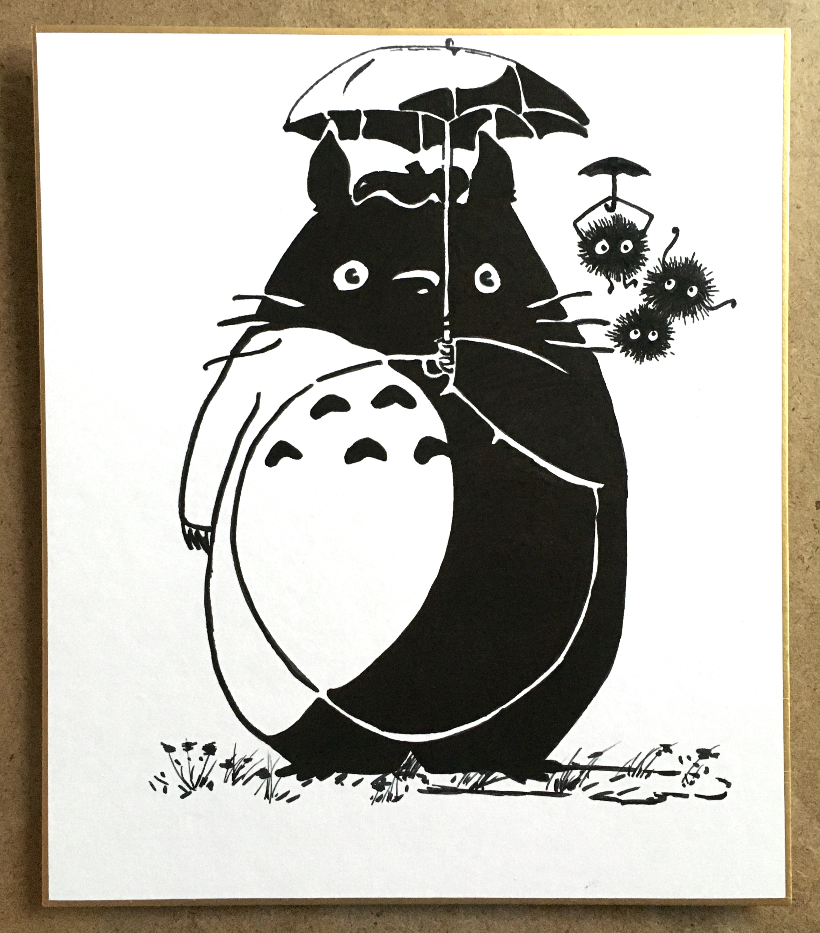 Traditional Artwork - Ghibli Studio Ink 3